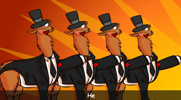 (APH) Fancy LLama Choir