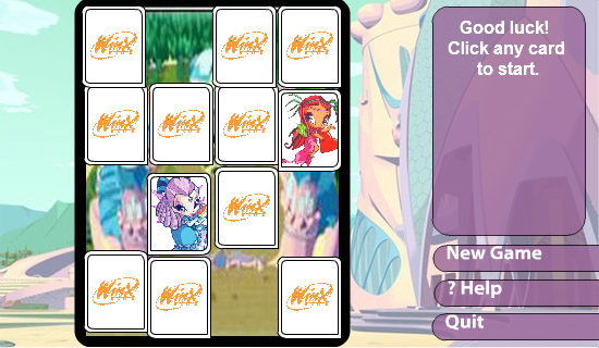 Winx Pixies Matching Game