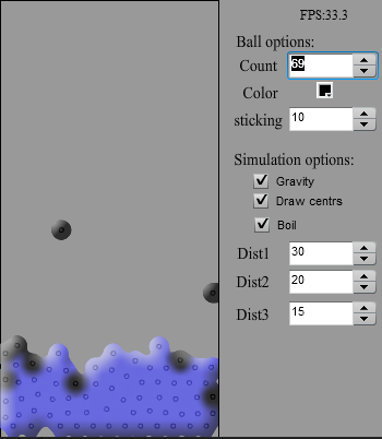 Bitmap metaballs v.2.3