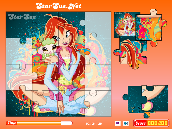 Winx Club Puzzle Bloom