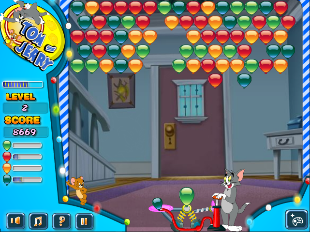 Tom and Jerry Bloons Bubbles