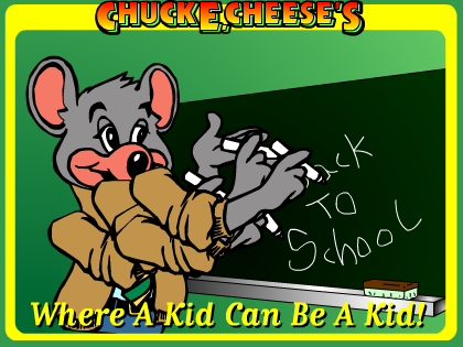 Chuck E. Cheese's Back to School Screensaver