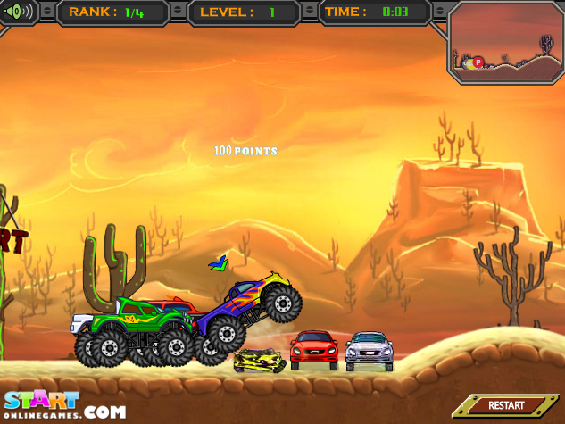 Crazy Monster Truck