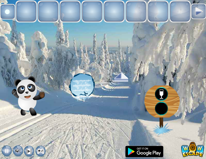 Panda Snow World Escape