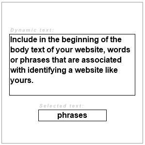 Click To Select Textfield Word