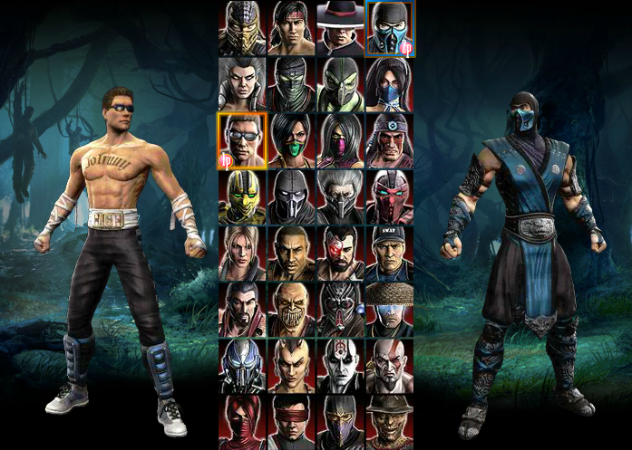 MK9 - Official Render Character Select Simulation