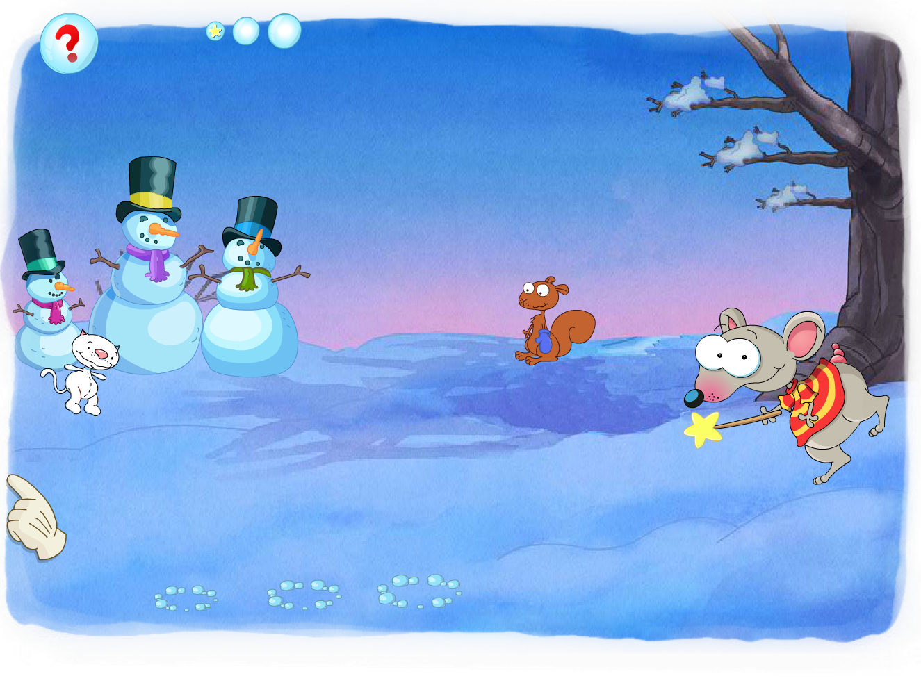 Toopy and Binoo: Snowmen Game