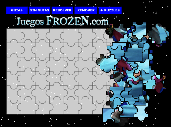 Puzzle: Kristoff y Anna en la nieve