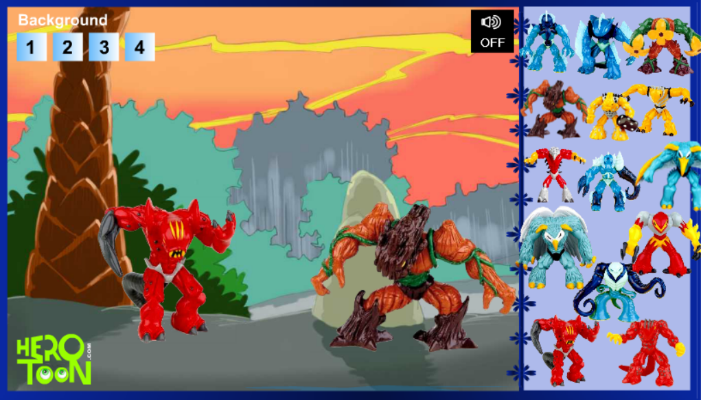 Gormiti Create Scene