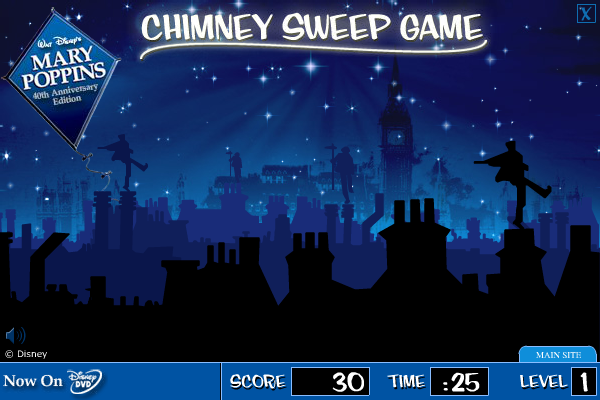 Mary Poppins: Chimney Sweep Game