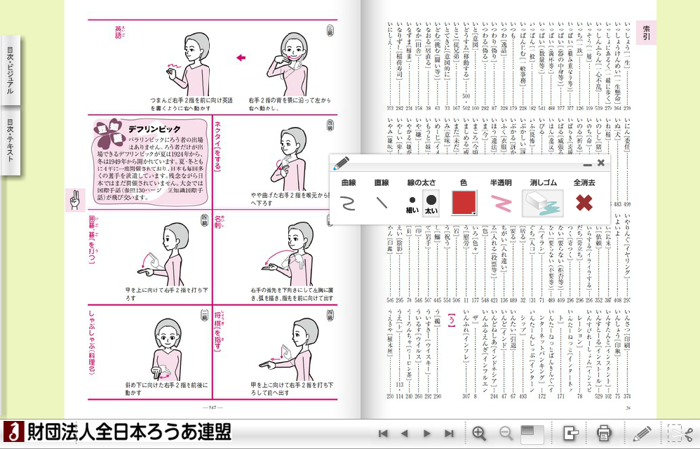 わたしたちの手話　学習辞典