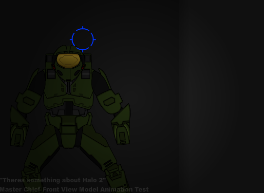 Master Chief Front View Model Animation Test