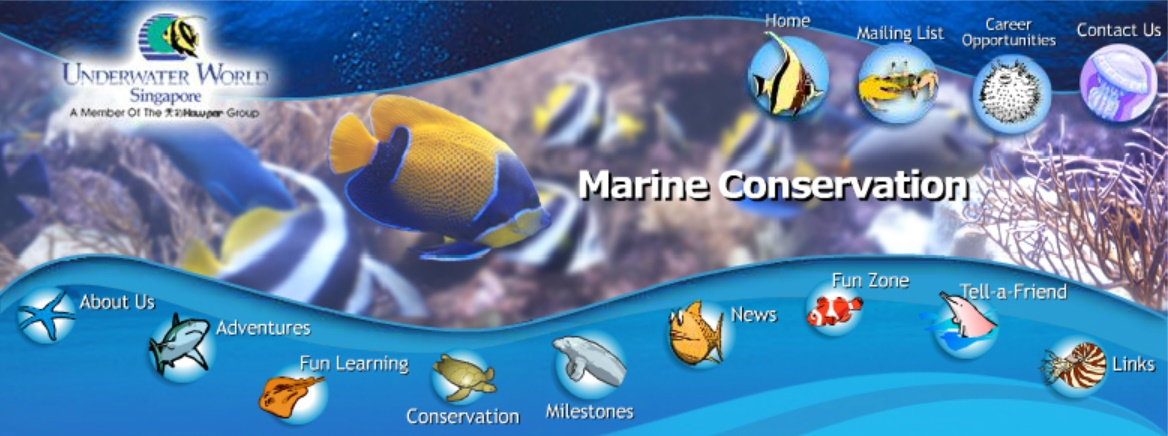 Underwater World Singapore Conservation Banner