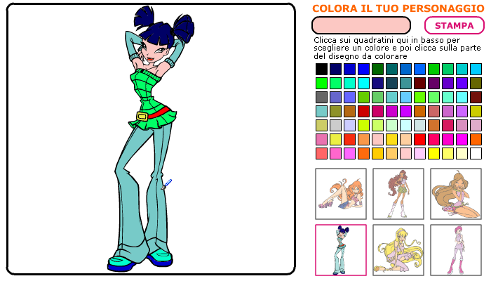 Winx Club Coloring