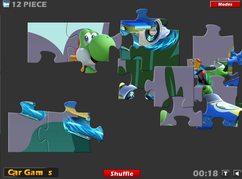 Yoshi Future Car Puzzle