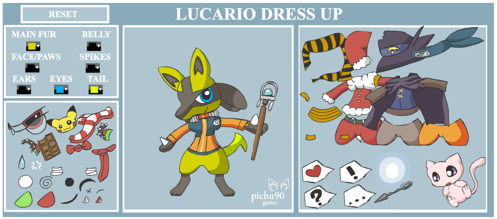 Lucario Dress Up