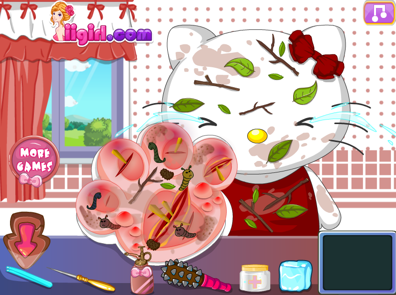 Hello Kitty Foot Doctor