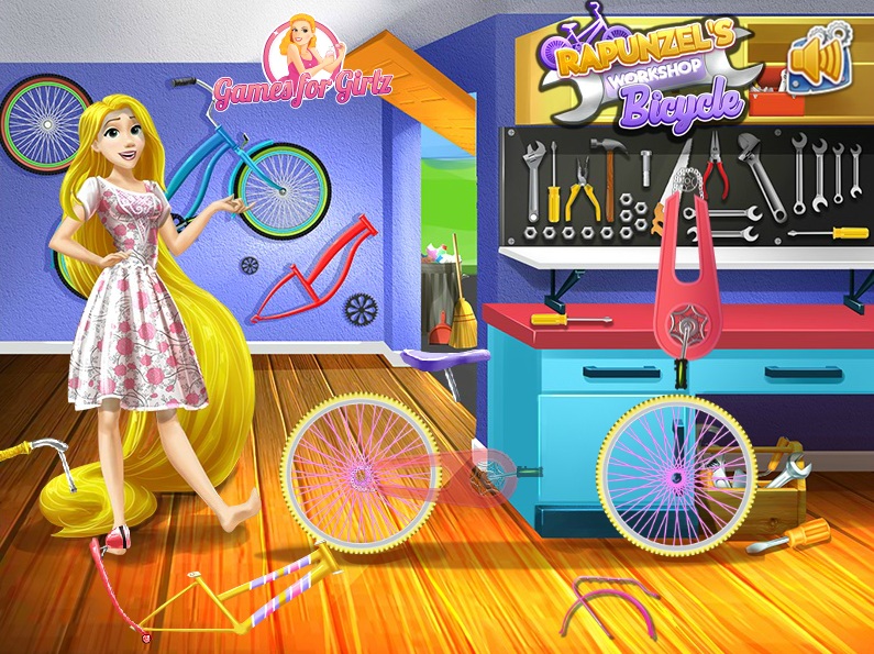 Rapunzel's Workshop Bicycle