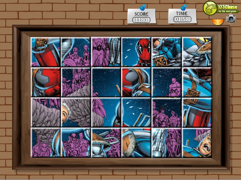 Photo Mess Cable vs Deadpool