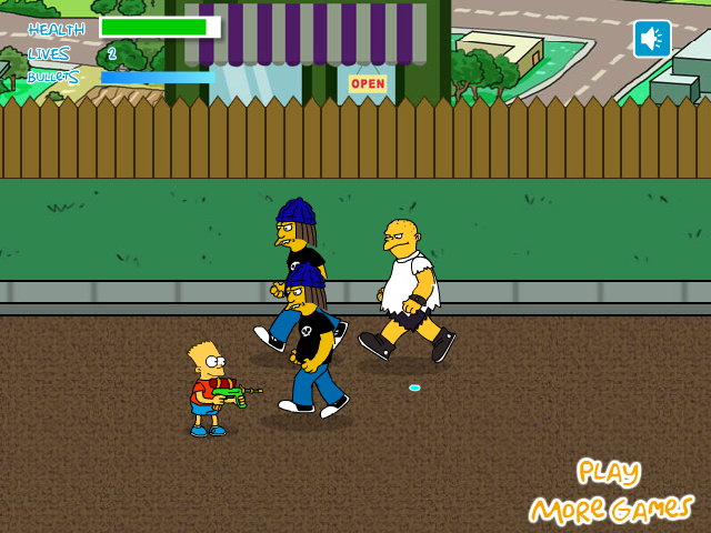 The Simpsons Shooting Game