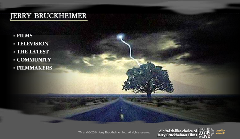 Jerry Bruckheimer Films Microsite