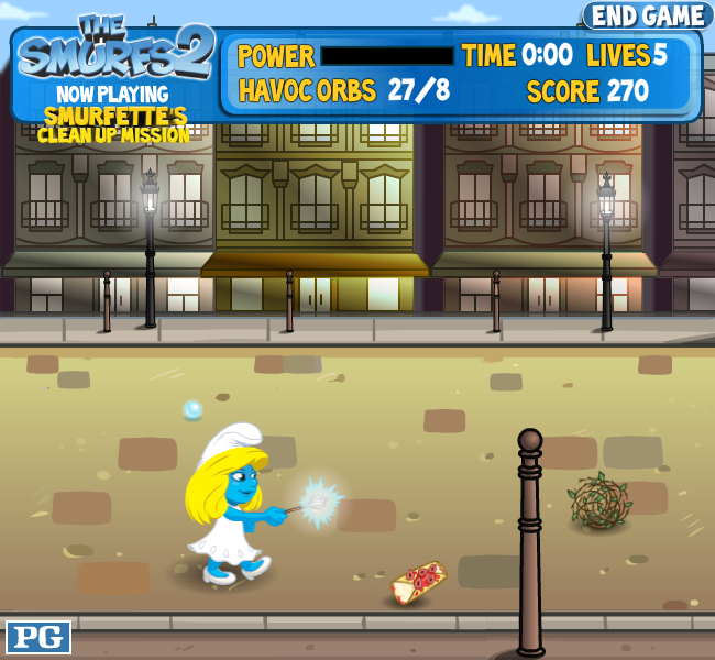 Smurfette's Clean Up Mission