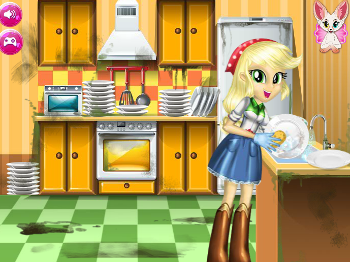 Applejack Great Cleaning