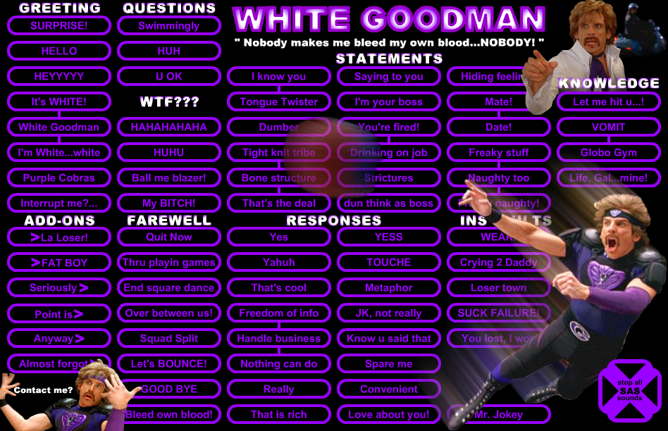 White Goodman Soundboard