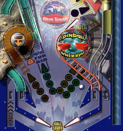 Spinball Whizzer! The Game