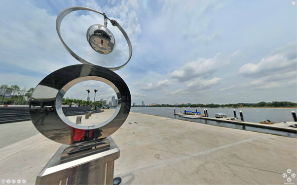 Marina Barrage - Ground Level View Virtual Reality Image