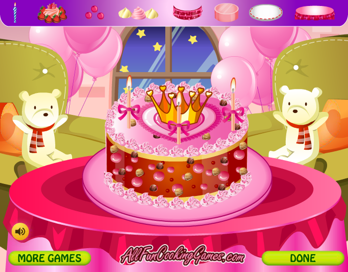 Pink Birthday Cake