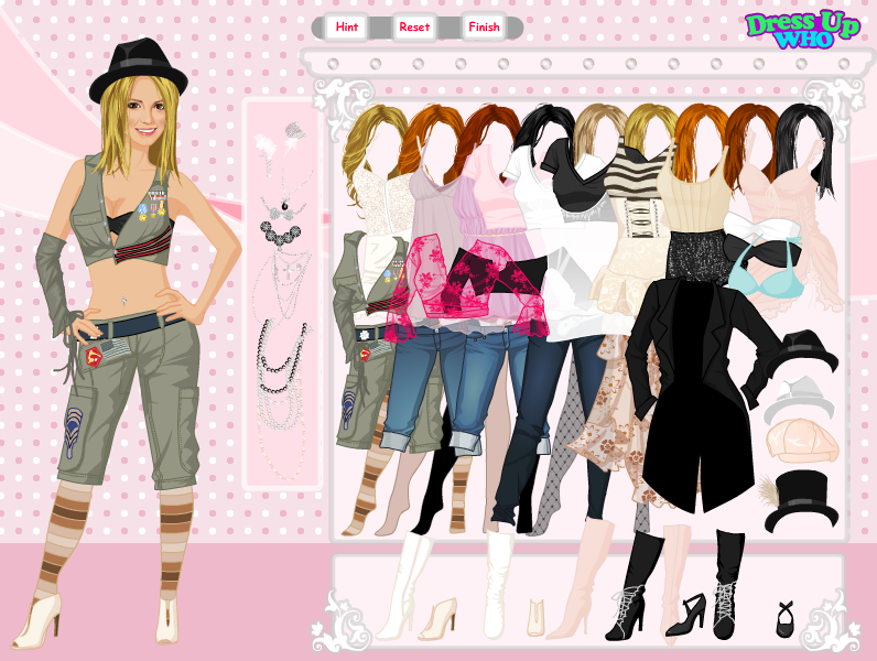 Britney Spears Dress Up Game