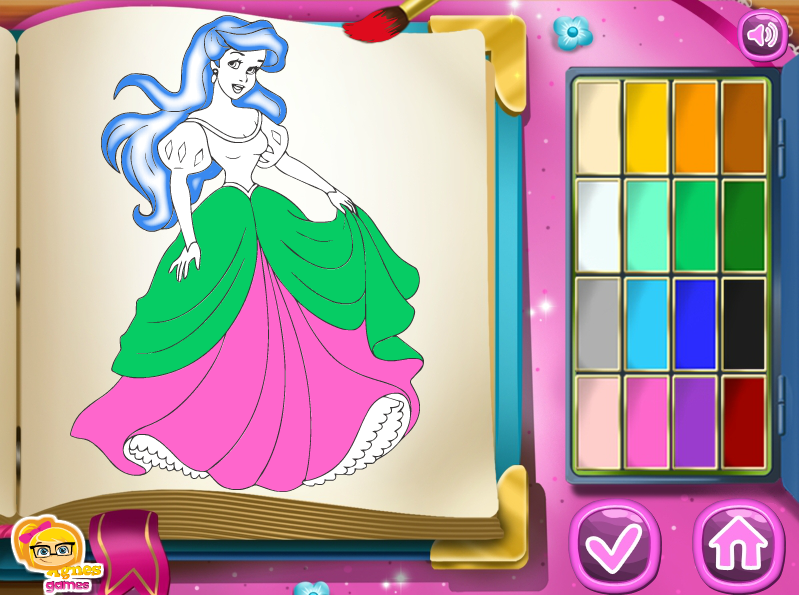 Princess Coloring Book