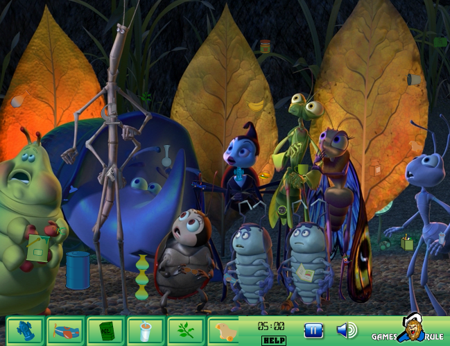 Hidden Objects: A Bug's Life