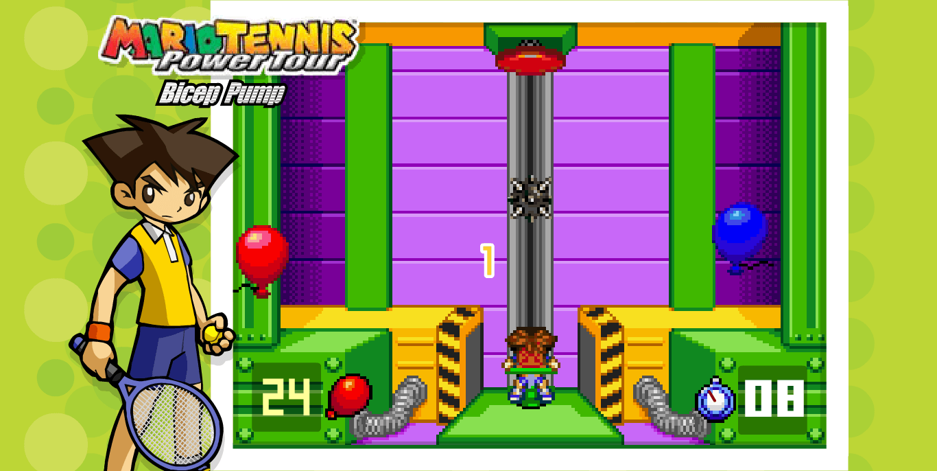 Mario Tennis Power Tour - Bicep Pump