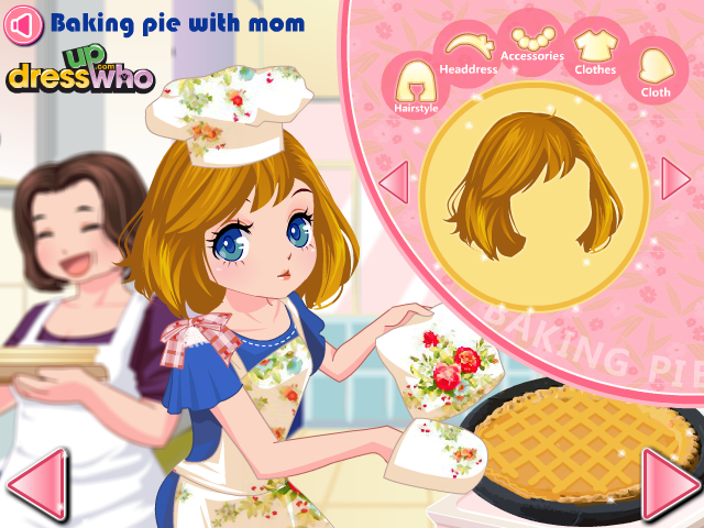 Baking Pie with mom
