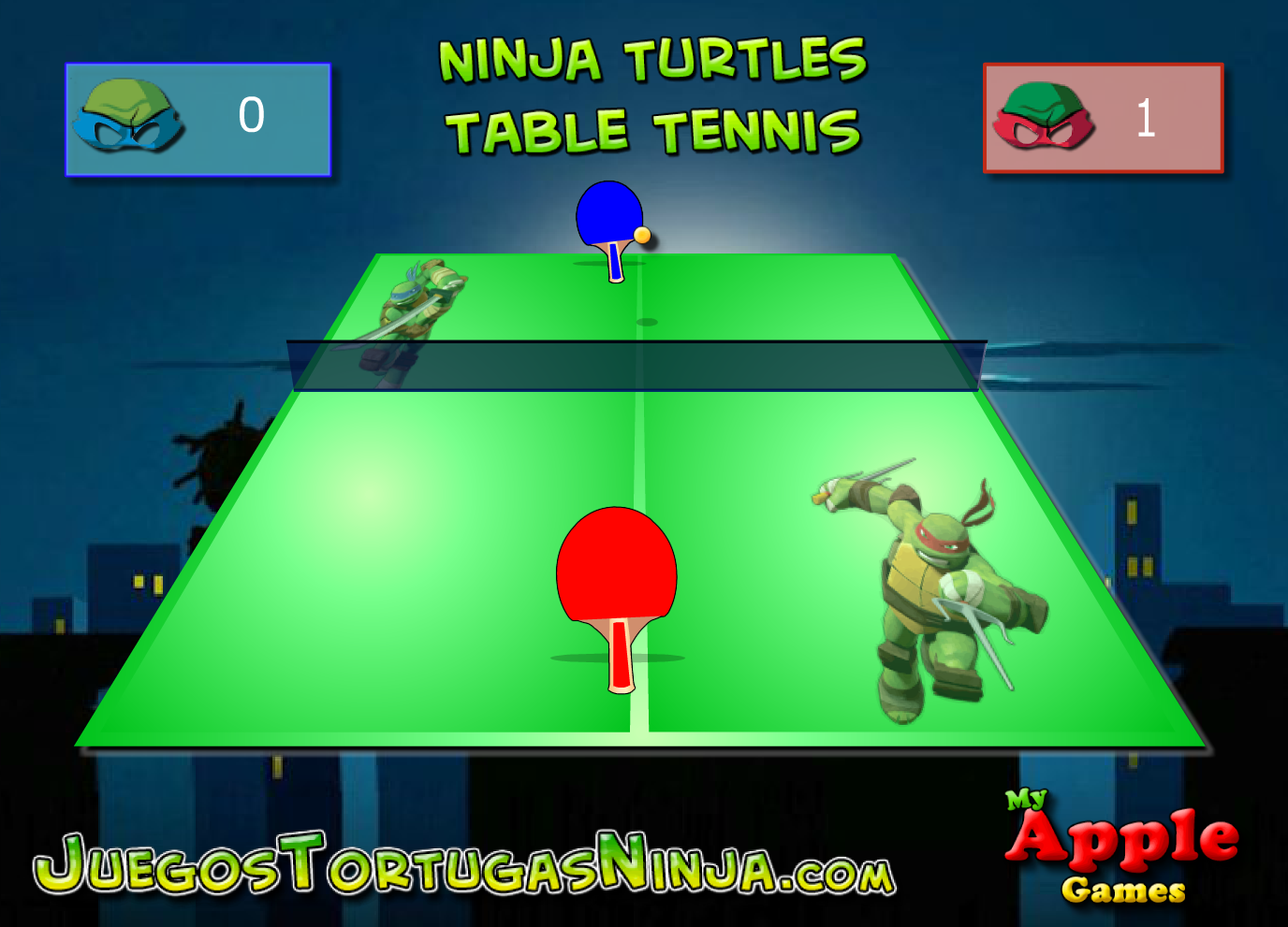 Ninja Turtles Table Tennis