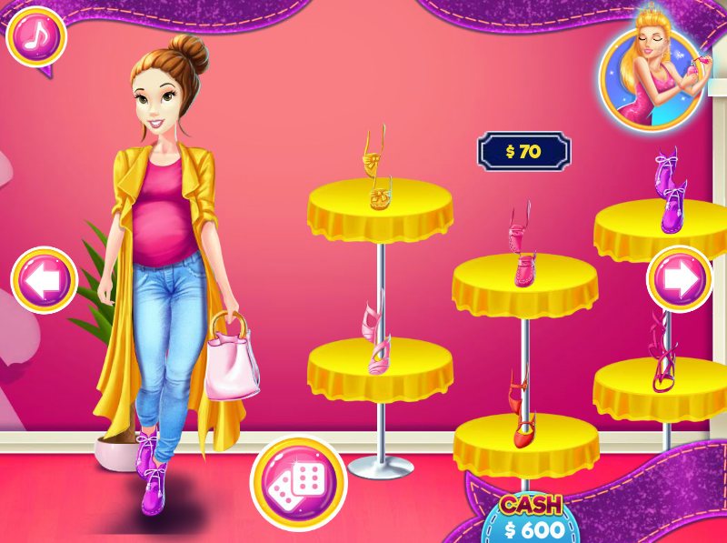 Pregnant Princesses: Mall Shopping