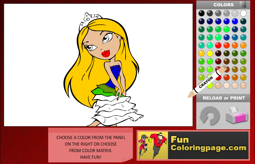 Bratz Coloring Game 4