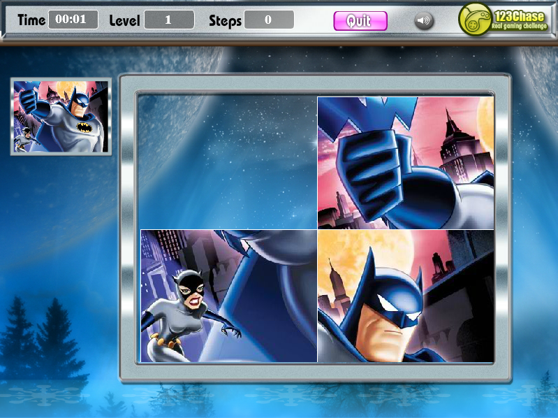 Batman Sliding Puzzle