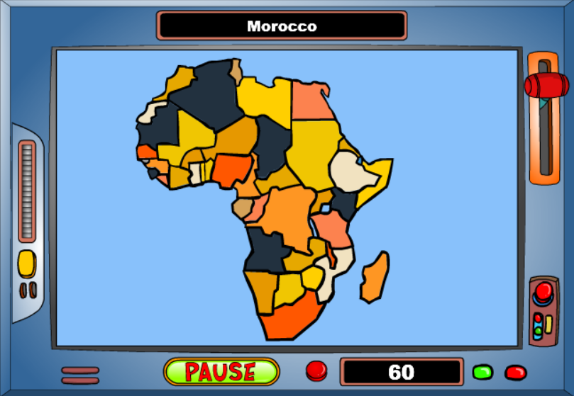 Geography Game: Africa