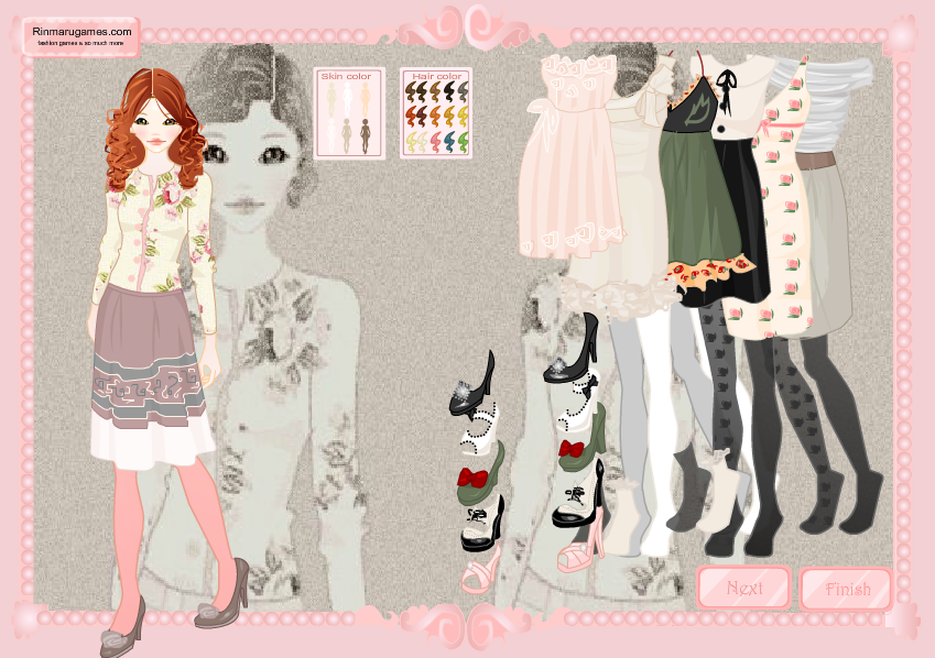 Vintage Dress Up Game