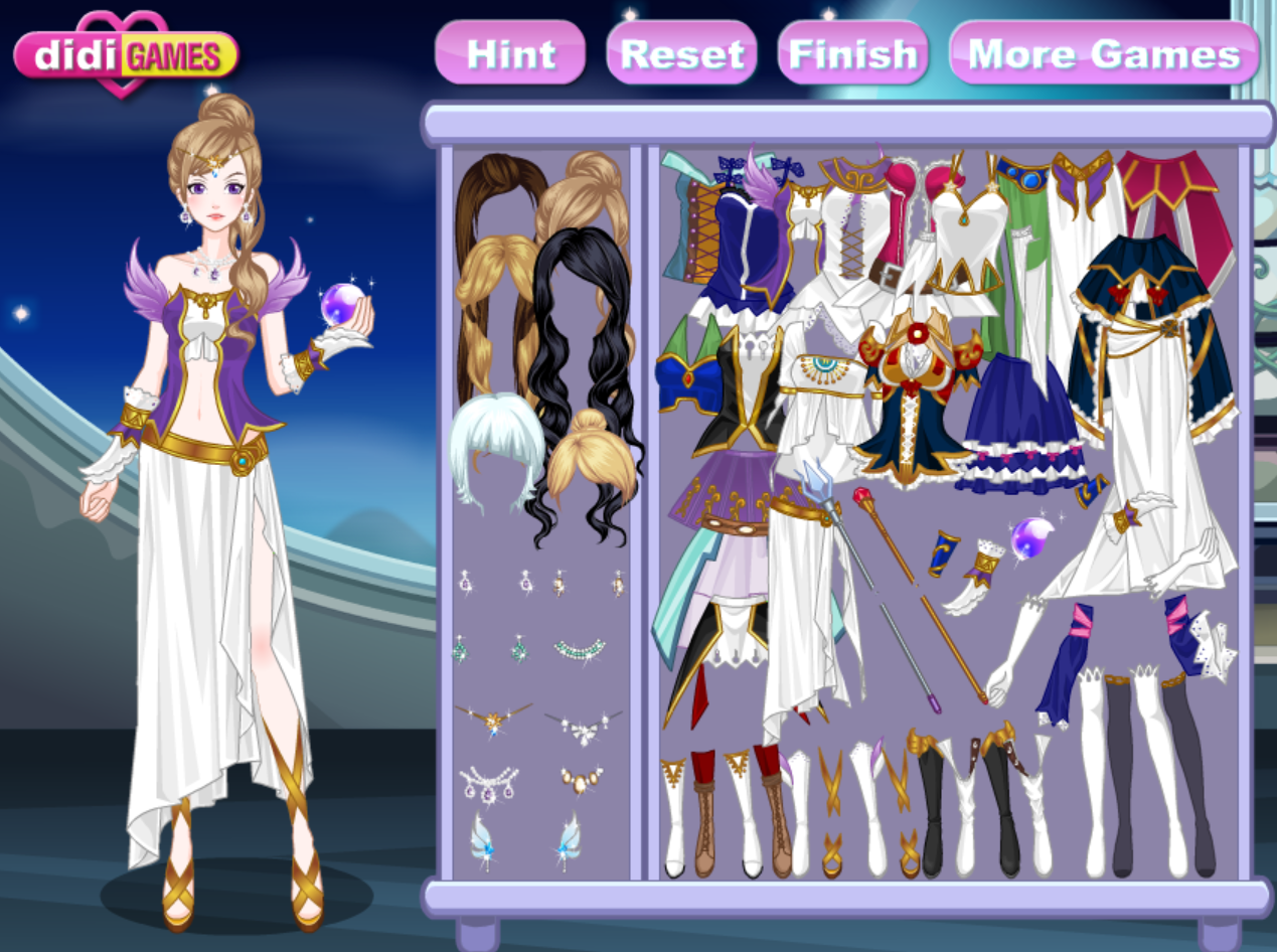 Mysterious Mage Dress Up Game