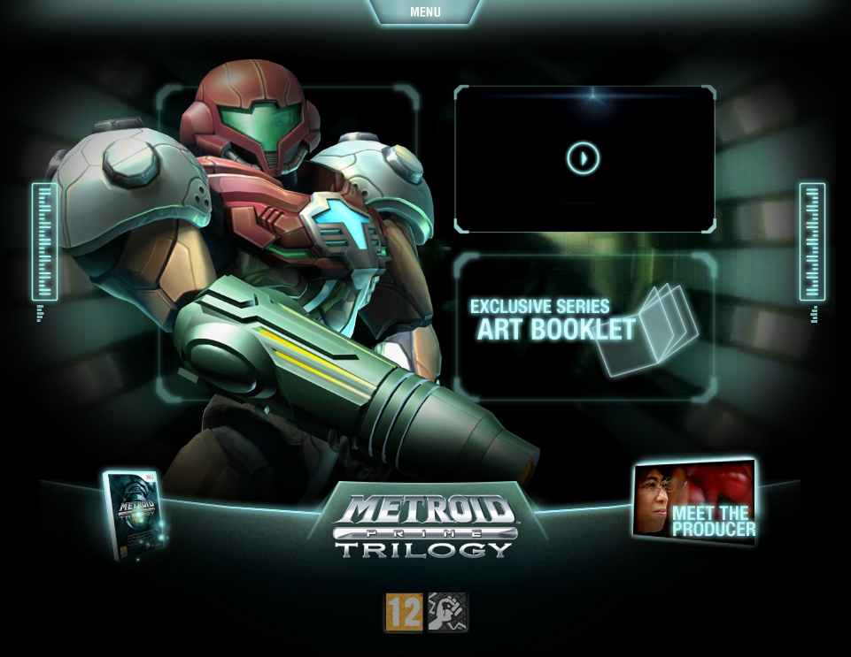 Metroid Prime Trilogy Microsite