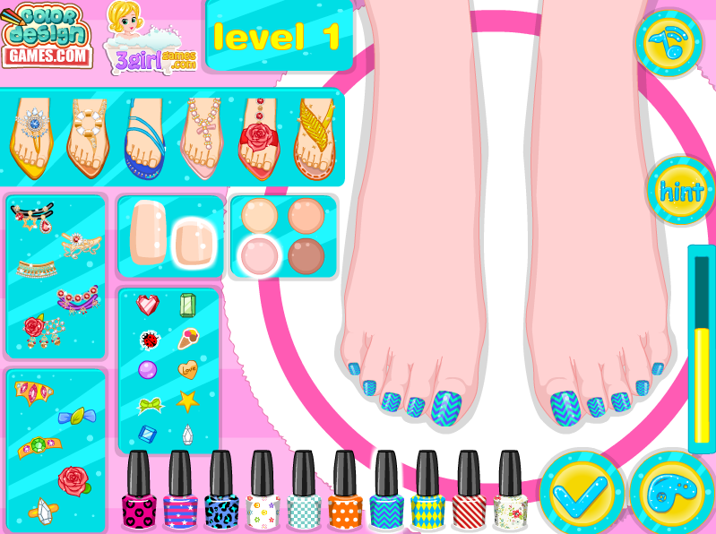 Frozen Pedicure Challenge