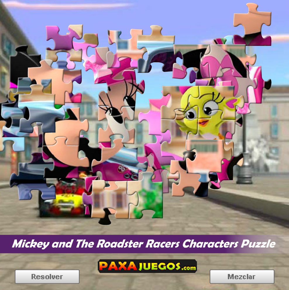 Mickey and the Roadster Racers Characters Puzzle