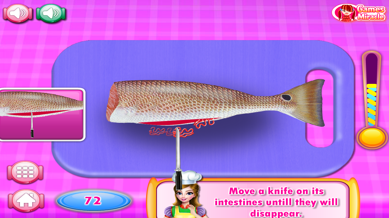 Cooking Fresh Red Fish