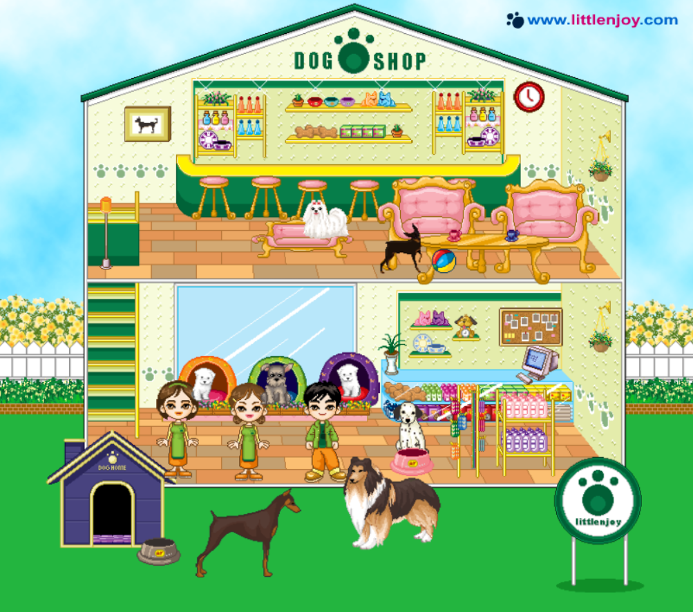 Dog Shop Decoration