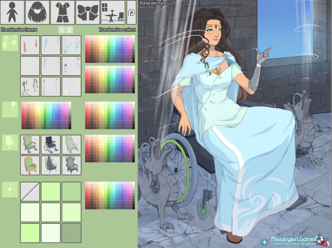 Elemental Sorceress Creator