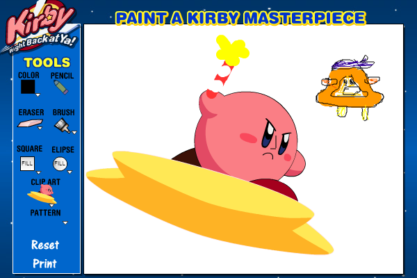 Kirby Canvas Curse Painter